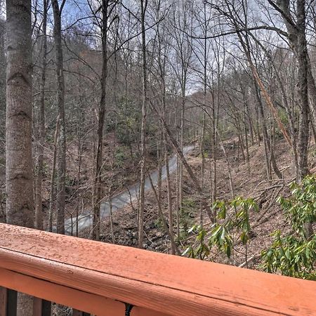 Villa Tree Top Dream Cabin With Hot Tub In Gatlinburg! Exterior foto