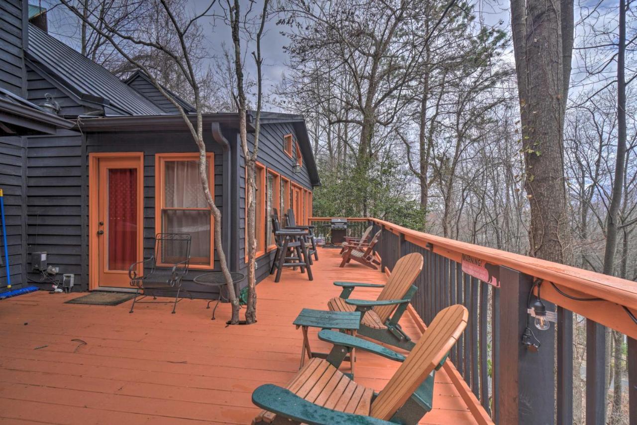 Villa Tree Top Dream Cabin With Hot Tub In Gatlinburg! Exterior foto